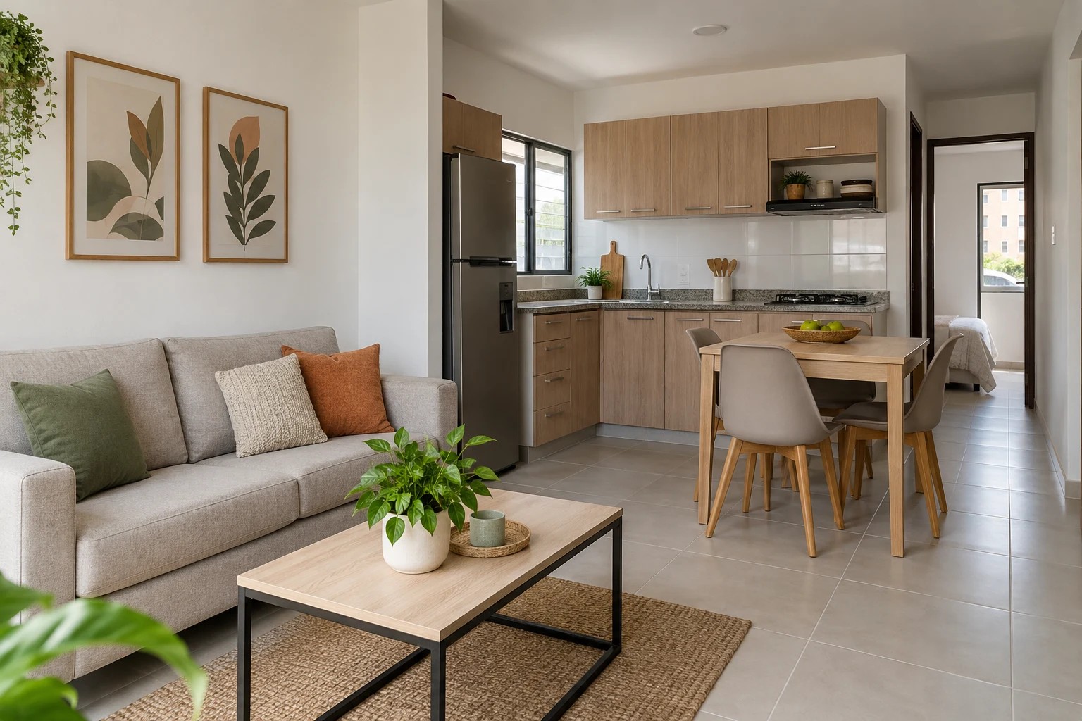 Interior residencial renovado